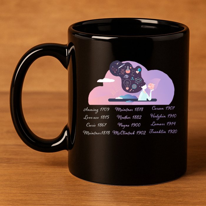 Women Of Science 11oz C Handle Ceramic Mug
