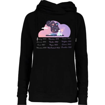 Women Of Science Womens Funnel Neck Pullover Hood