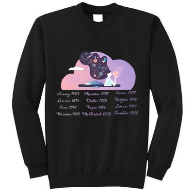 Women Of Science Tall Sweatshirt