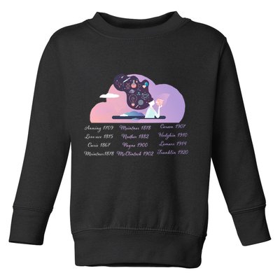 Women Of Science Toddler Sweatshirt