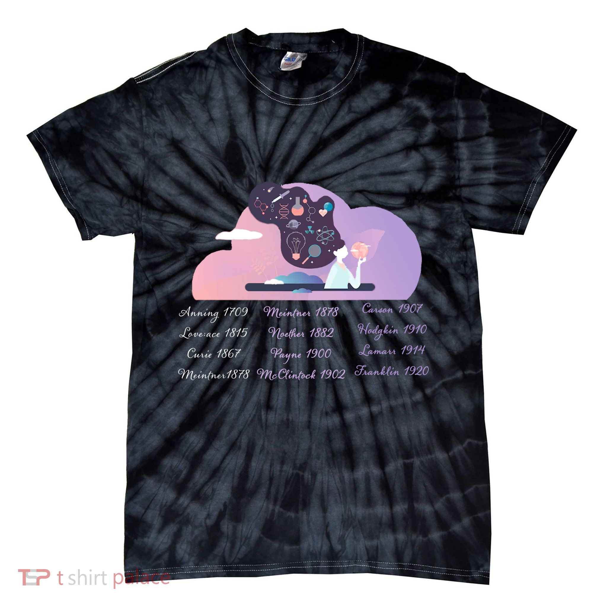 Women Of Science Tie-Dye T-Shirt