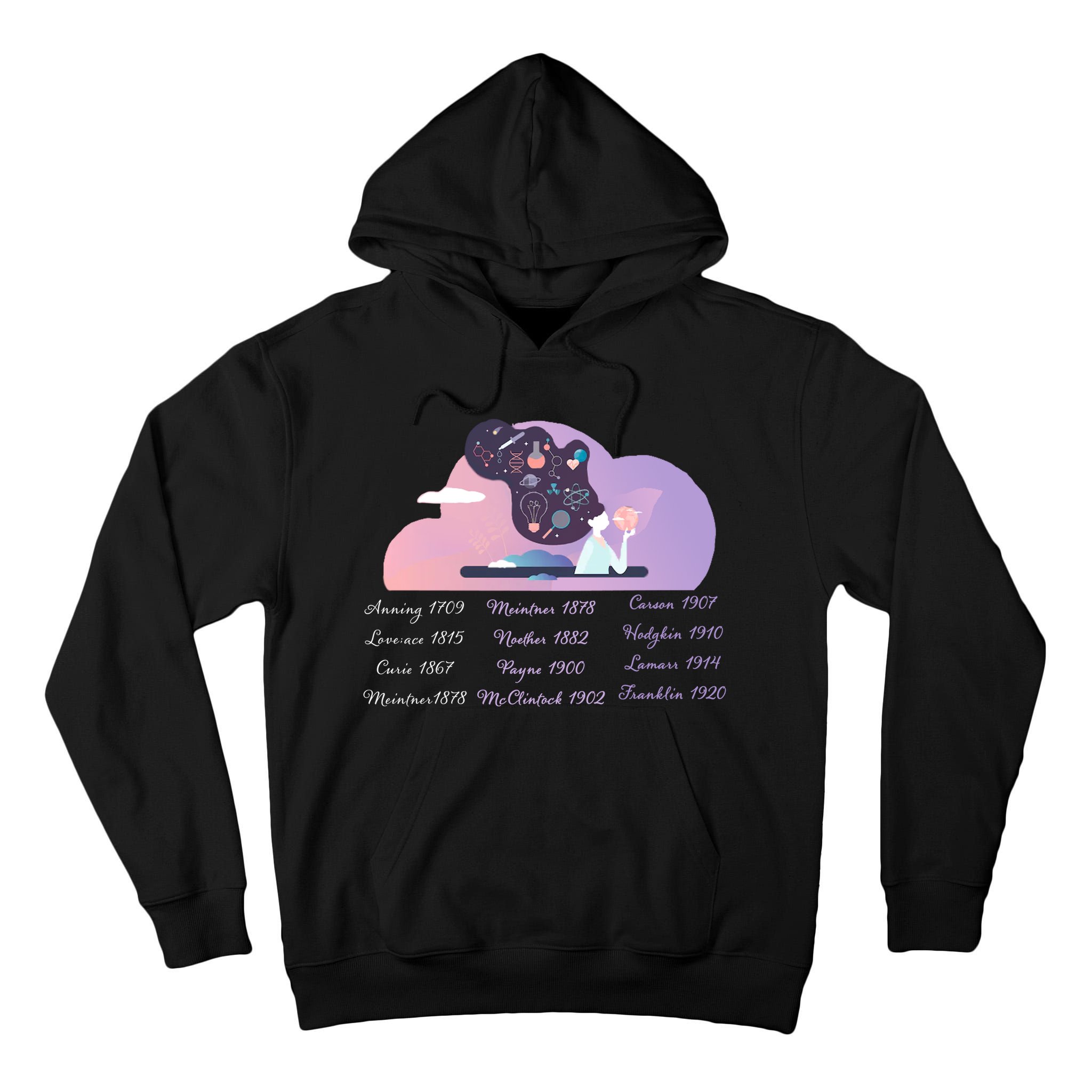 Women Of Science Tall Hoodie