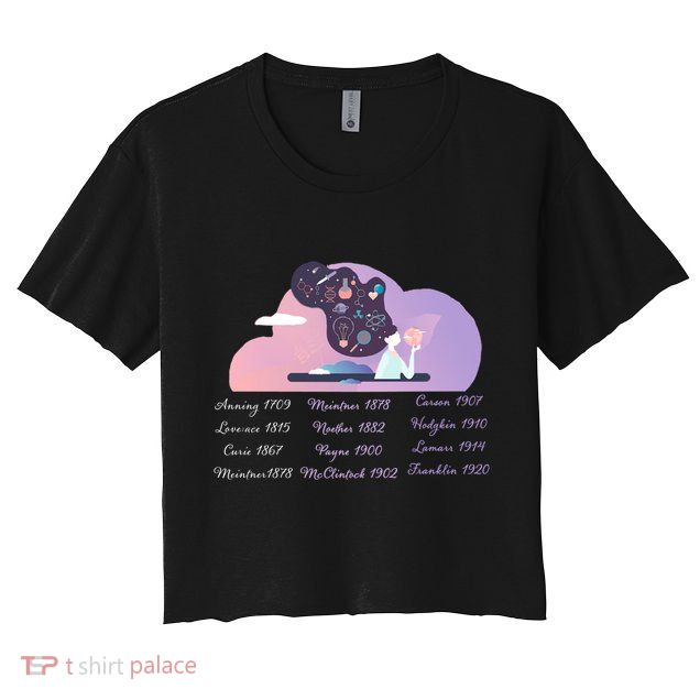 Women Of Science Crop Top