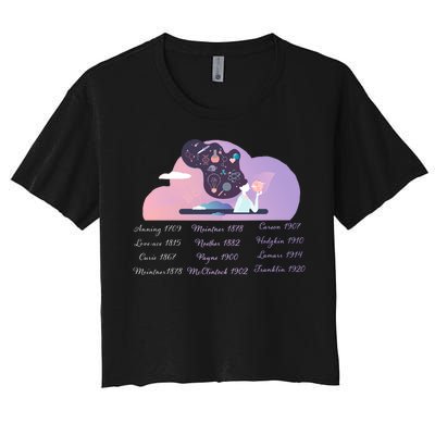 Women Of Science Women's Crop Top Tee