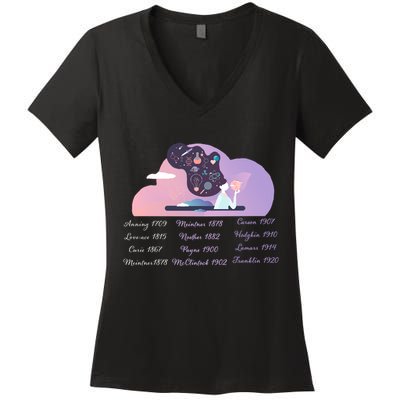 Women Of Science Women's V-Neck T-Shirt