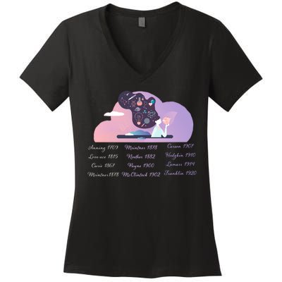 Women Of Science Women's V-Neck T-Shirt