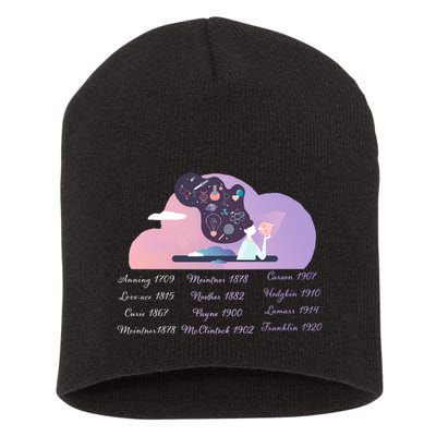 Women Of Science Short Acrylic Beanie