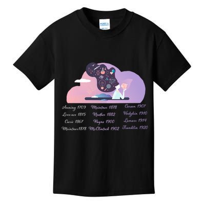 Women Of Science Kids T-Shirt