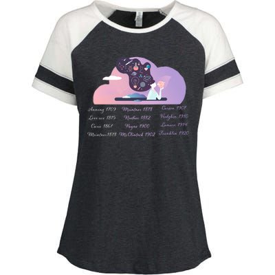 Women Of Science Enza Ladies Jersey Colorblock Tee