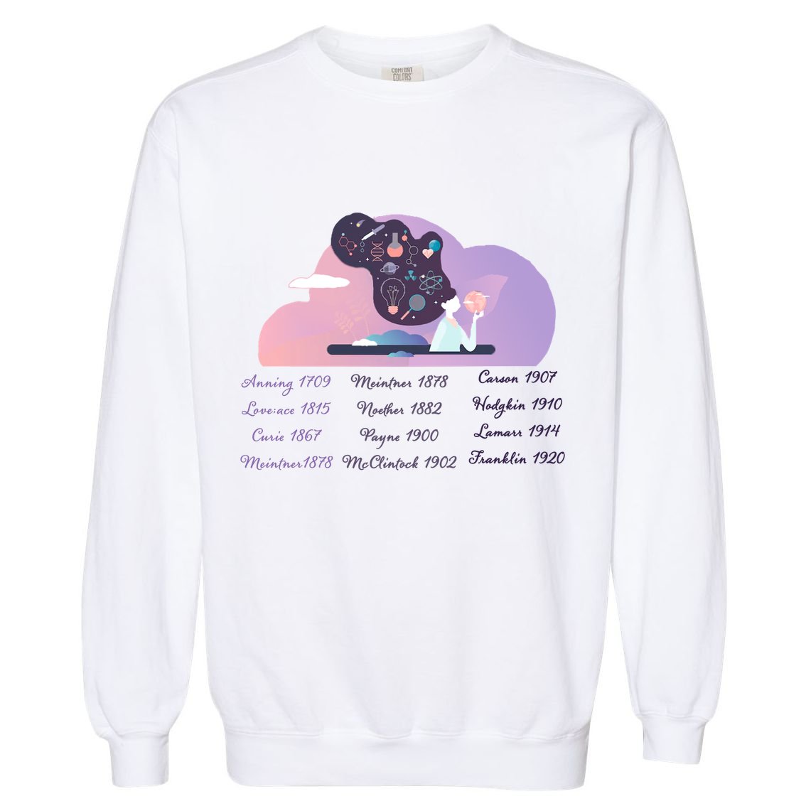 Women Of Science Garment-Dyed Sweatshirt