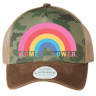 Women Power Rainbow Legacy Tie Dye Trucker Hat