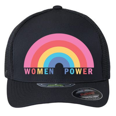 Women Power Rainbow Flexfit Unipanel Trucker Cap