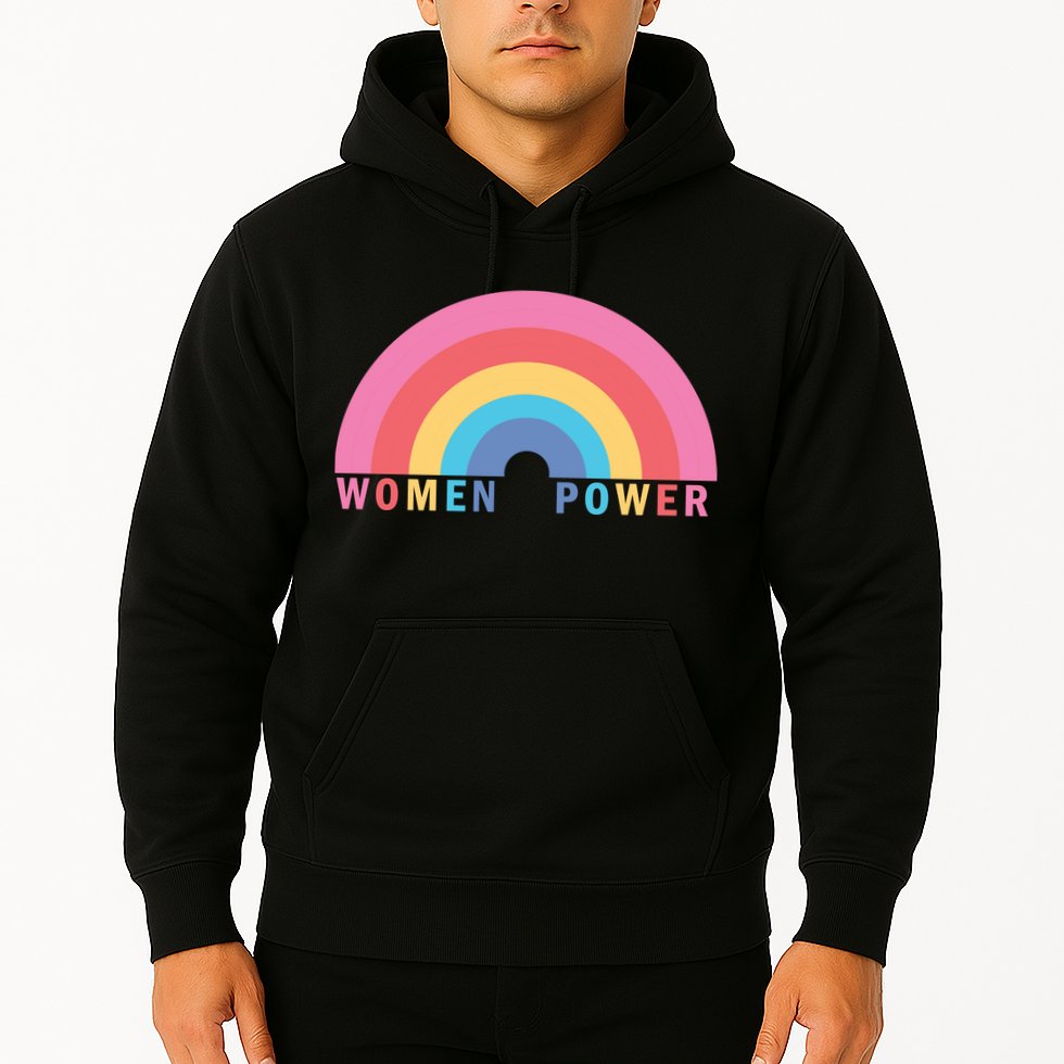 Women Power Rainbow Hoodie