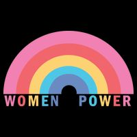 Women Power Rainbow Hoodie