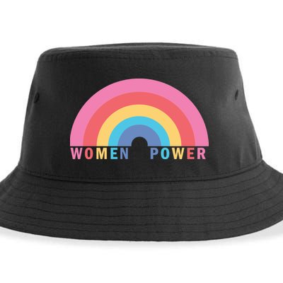 Women Power Rainbow Sustainable Bucket Hat