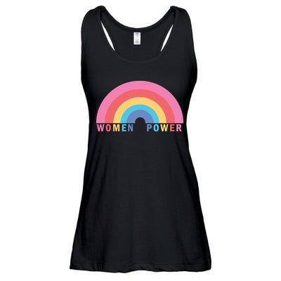 Women Power Rainbow Ladies Essential Flowy Tank