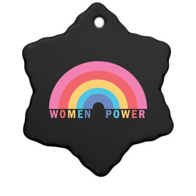 Women Power Rainbow Ceramic Star Ornament