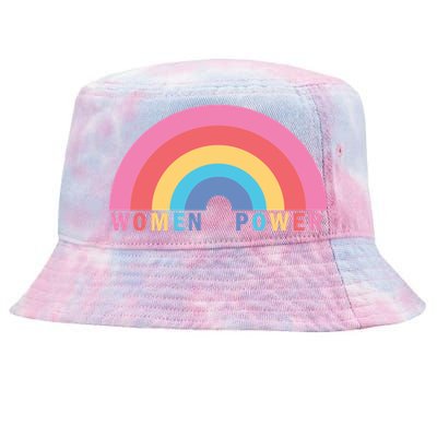 Women Power Rainbow Tie-Dyed Bucket Hat