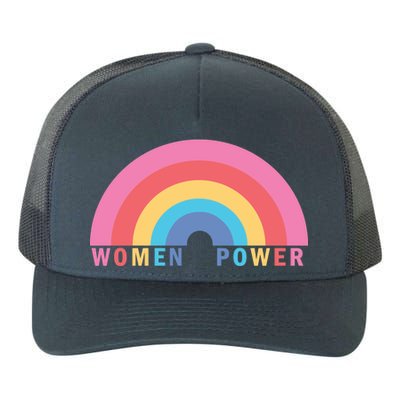 Women Power Rainbow Yupoong Adult 5-Panel Trucker Hat