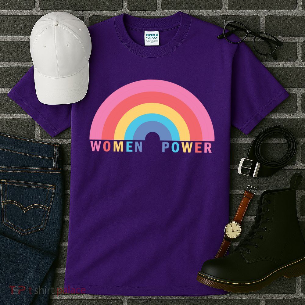 Women Power Rainbow Tall T-Shirt