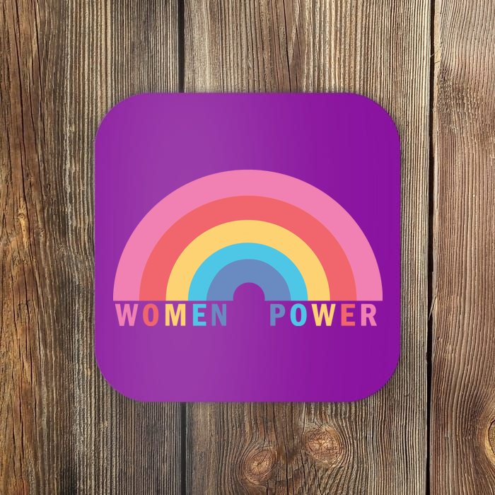 Women Power Rainbow Coaster