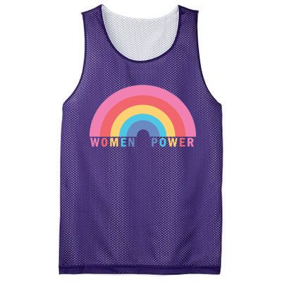 Women Power Rainbow Mesh Reversible Basketball Jersey Tank