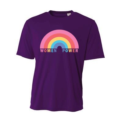 Women Power Rainbow Performance Sprint T-Shirt