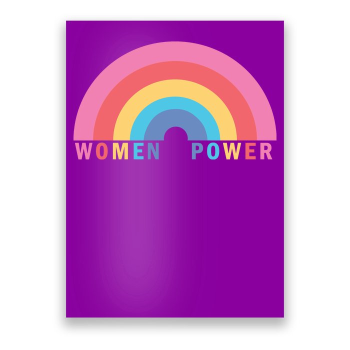 Women Power Rainbow Poster