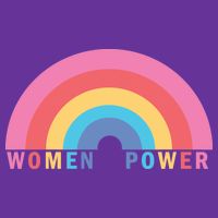 Women Power Rainbow Visor