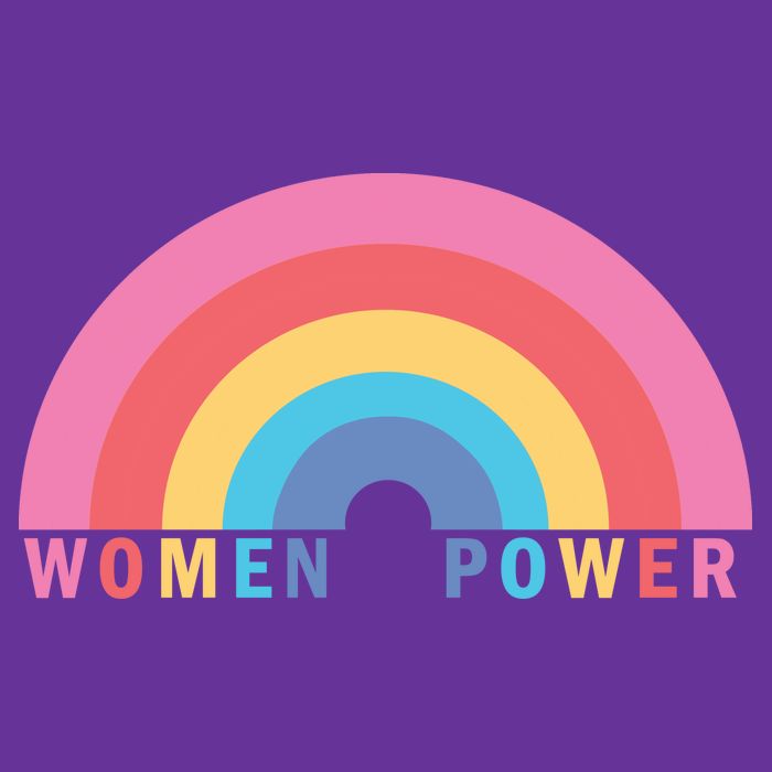 Women Power Rainbow Visor