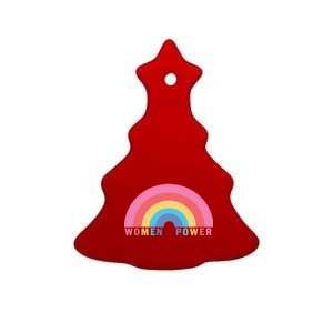 Women Power Rainbow Ceramic Tree Ornament