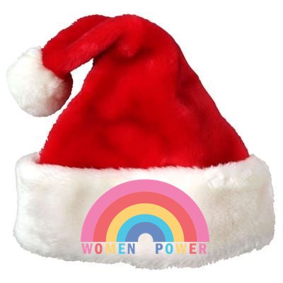 Women Power Rainbow Premium Christmas Santa Hat