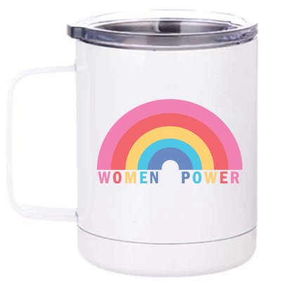 Women Power Rainbow 12 oz Stainless Steel Tumbler Cup