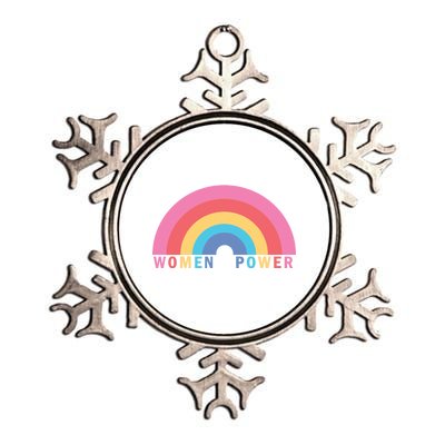 Women Power Rainbow Metallic Star Ornament