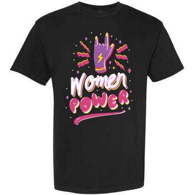 Women Power Rock Garment-Dyed Heavyweight T-Shirt