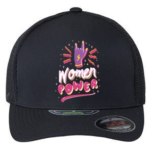 Women Power Rock Flexfit Unipanel Trucker Cap