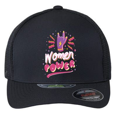 Women Power Rock Flexfit Unipanel Trucker Cap