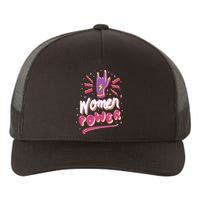 Women Power Rock Yupoong Adult 5-Panel Trucker Hat