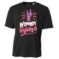 Women Power Rock Cooling Performance Crew T-Shirt