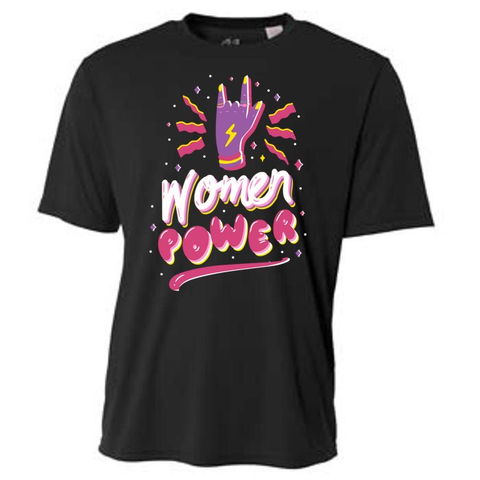 Women Power Rock Cooling Performance Crew T-Shirt