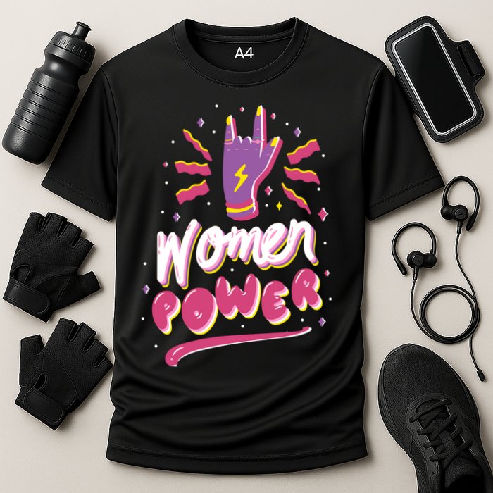 Women Power Rock Performance Shirt