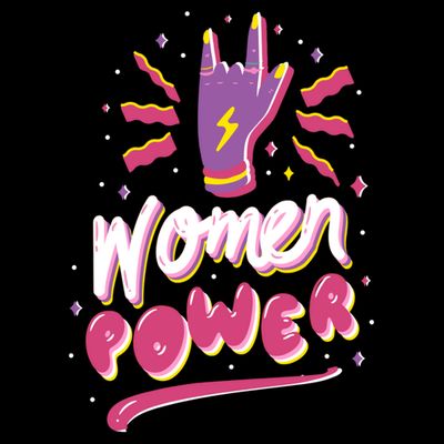 Women Power Rock T-Shirt