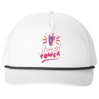 Women Power Rock Snapback Five-Panel Rope Hat