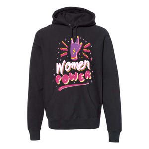 Women Power Rock Premium Hoodie