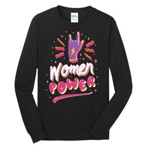 Women Power Rock Tall Long Sleeve T-Shirt