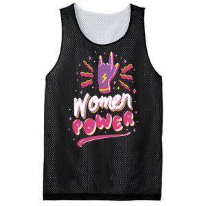 Women Power Rock Mesh Reversible Basketball Jersey Tank