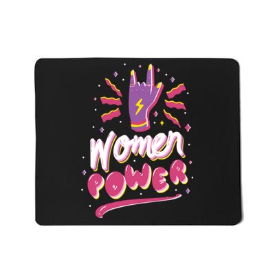 Women Power Rock Mousepad