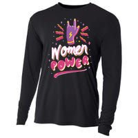 Women Power Rock Cooling Performance Long Sleeve Crew