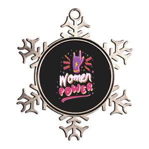 Women Power Rock Metallic Star Ornament