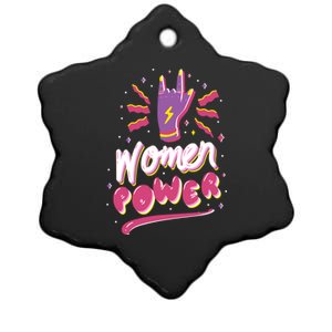 Women Power Rock Ceramic Star Ornament